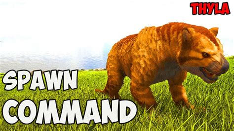 Ark thylacoleo spawn command - R-Creatures are variants of Creatures local to specific biomes of Genesis: Part 2, and are divided into two groups: Eden and Rockwell. In addition to having totally new color patterns and regions from their normal counterparts, they also have a 5% damage increase and 3% less health when tamed. Unlike X-Creatures, wild R-Creatures do not possess any damage resistance or increase. Tames can also ...